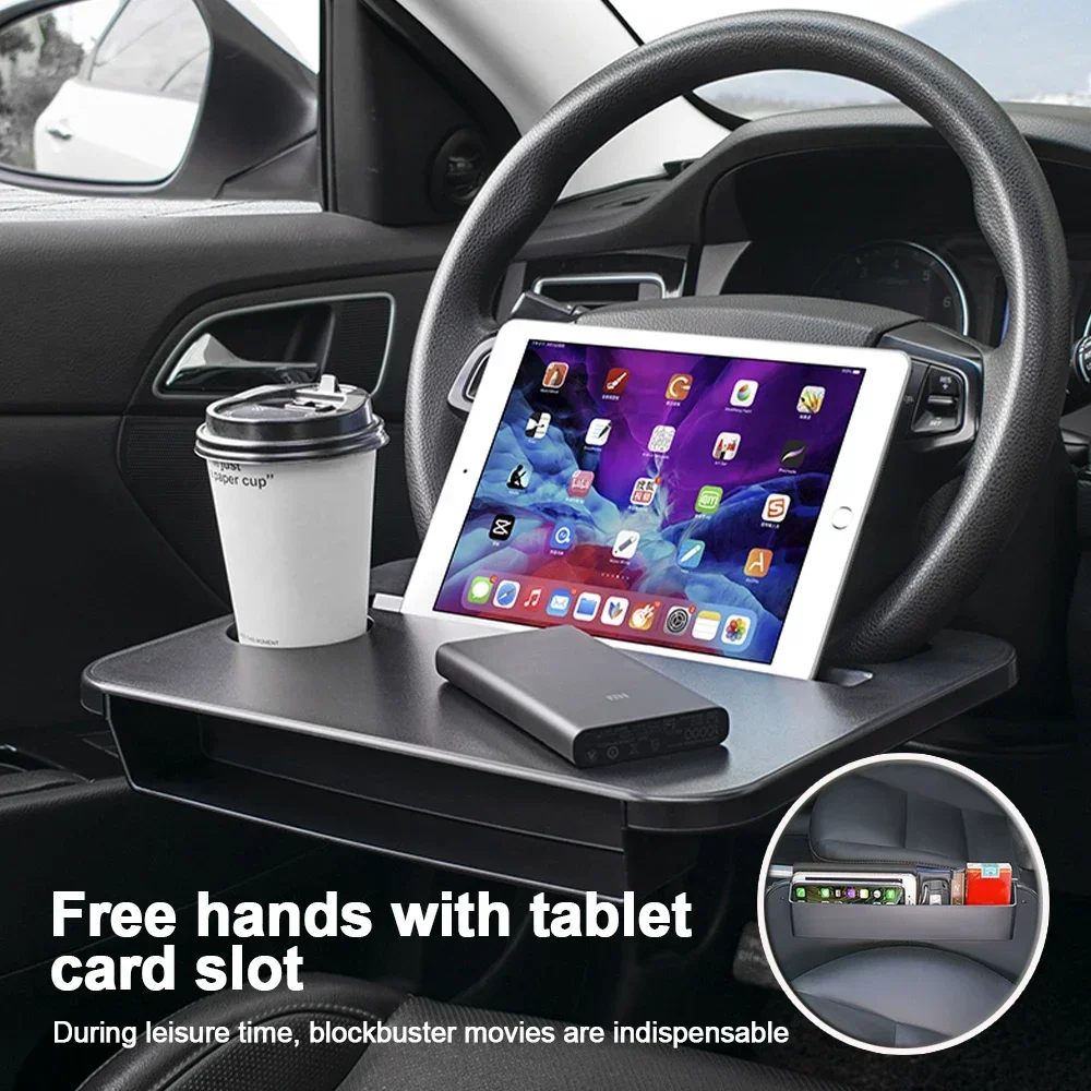 Desk Setup Ideas - Multifunctionele auto-tray, laptop bureau, houder, standaard,