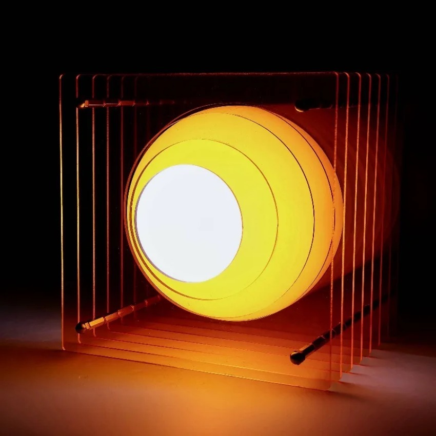 Desk Setup Lamp - DIY Acryl Duizend Laag Lamp Maan
