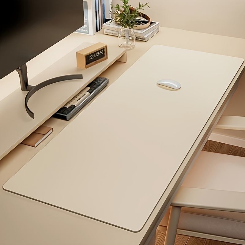 Desk Setup Rug - 1 stuks grote muismat van PU-leer,