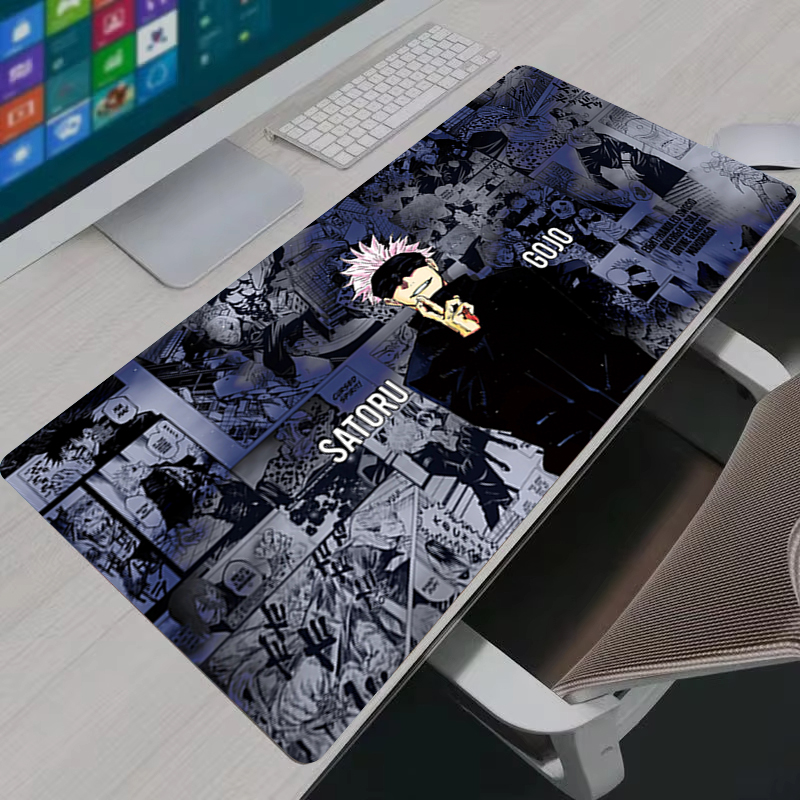 Desk Setup Rug - Muismat Cool Anime Jujutsu Kaisen Gojo