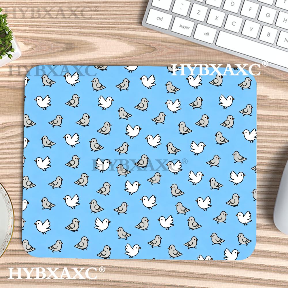Desk Setup Or Set Up - HYBXAXC Schattig blauw vogelpatroon muismat bureaumat