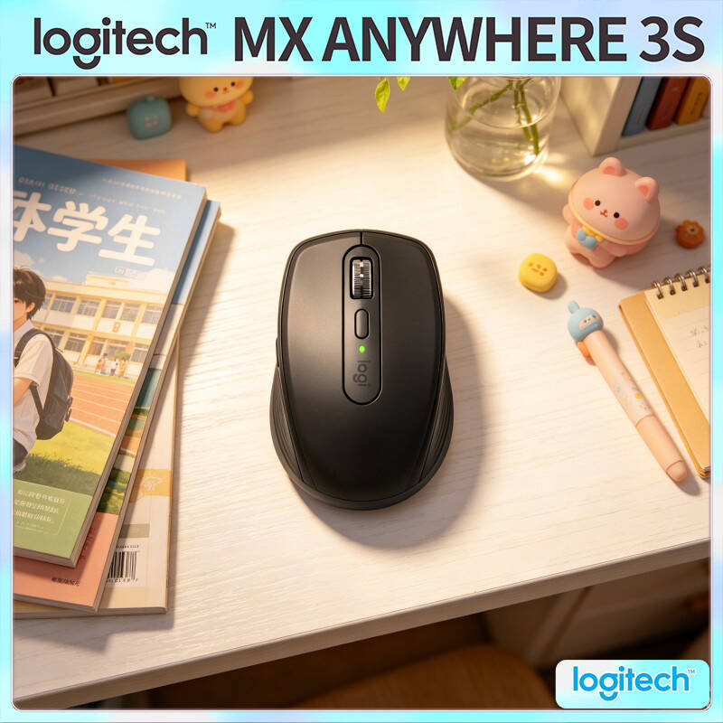 Desk Setup For Work - Premium MX Anywhere 3S muis -