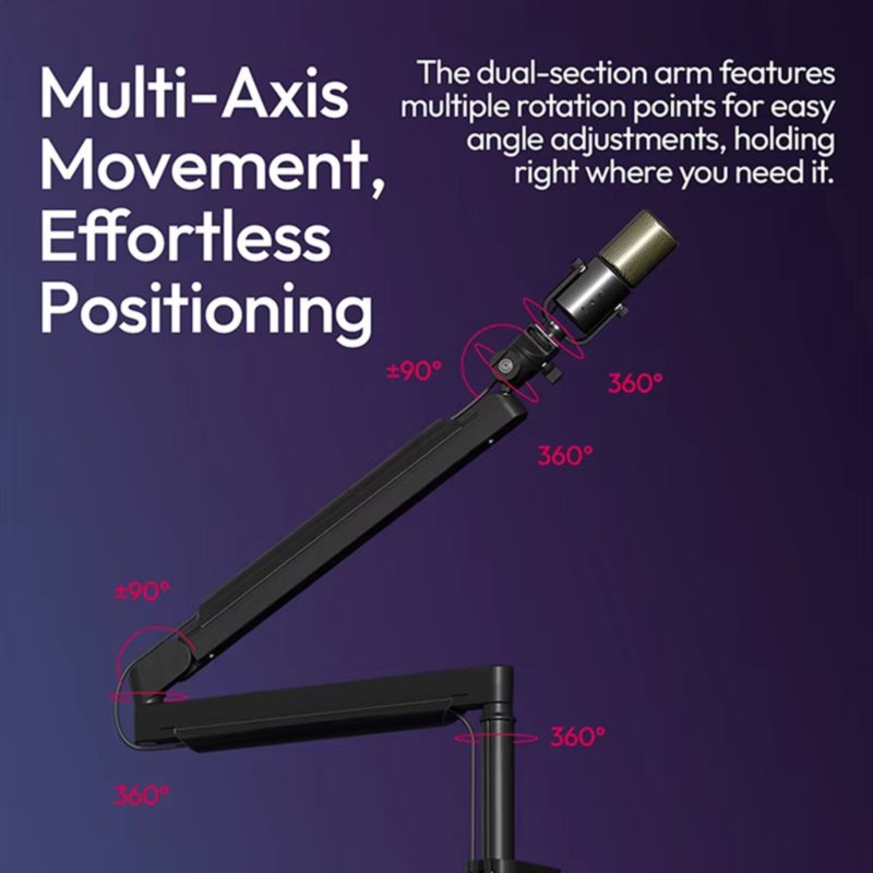 Desk Setup With Mic - Super Sale ZJ05 Verstelbare microfoonarm met