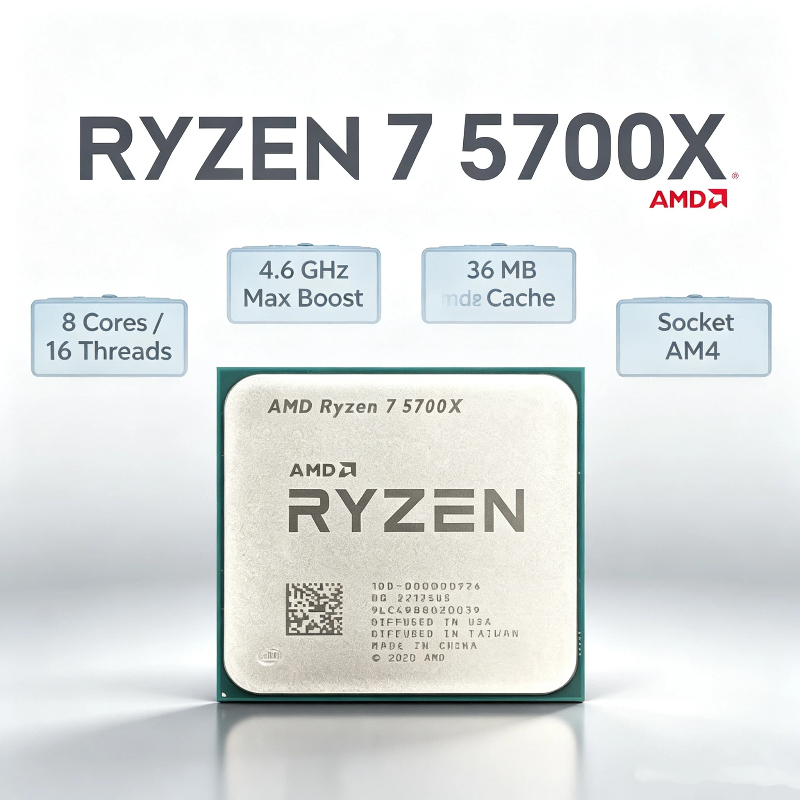 Amd Cpu Ryzen 7 - AMD Ryzen 7 5700X Gaming Desktop