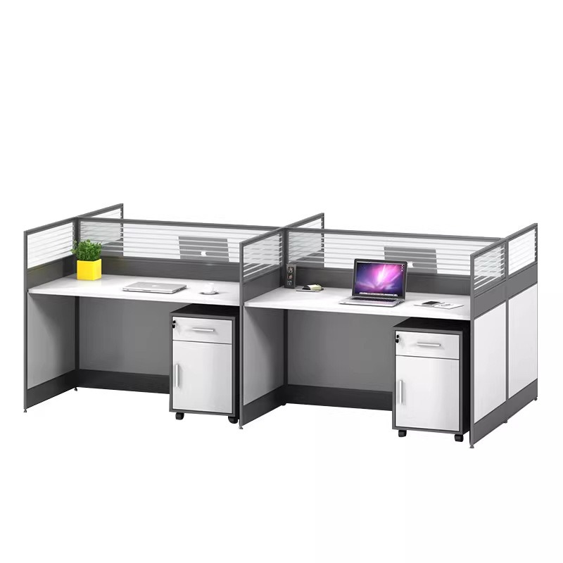 Desk Setup Or Set Up - Witte bureauhoekopstelling voor 2, 4 of
