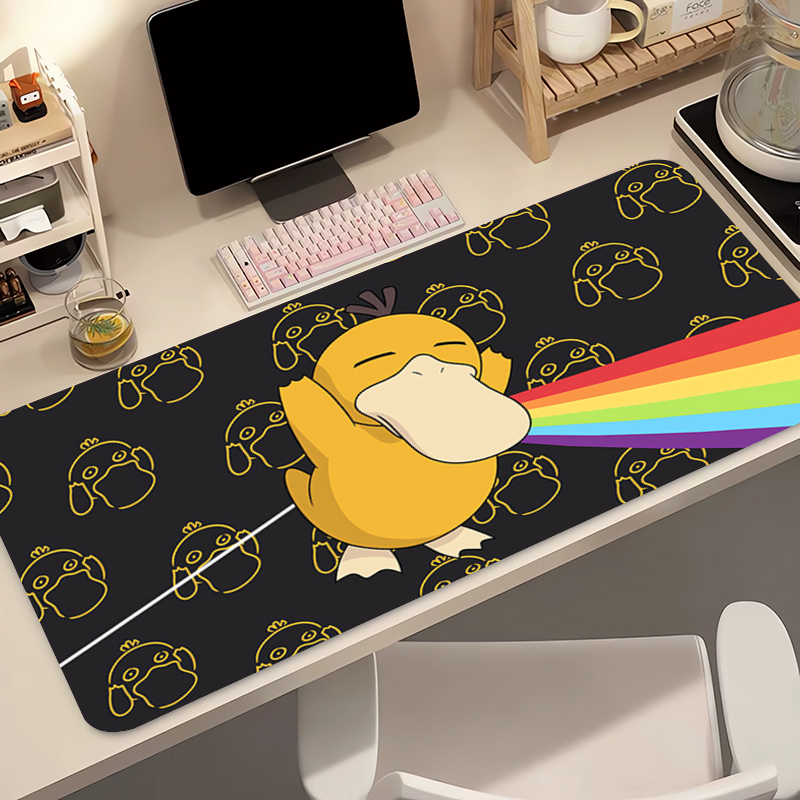 Desk Setup Rug - Muismat van natuurlijk rubber Pokemon Psyduck