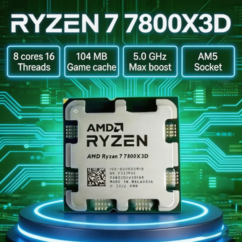 Amd Cpu Ryzen 7 - AMD Ryzen 7 7800X3D R7 7800X3D