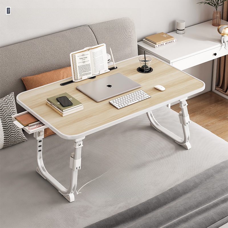 Desk Setup Ideas - Verhoogbaar bedbureau Laptop schrijftafel Studentenslaapzaal Bovenbed