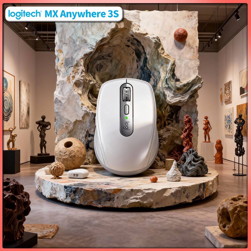 Desk Setup For Work - Premium MX Anywhere 3S Muis -