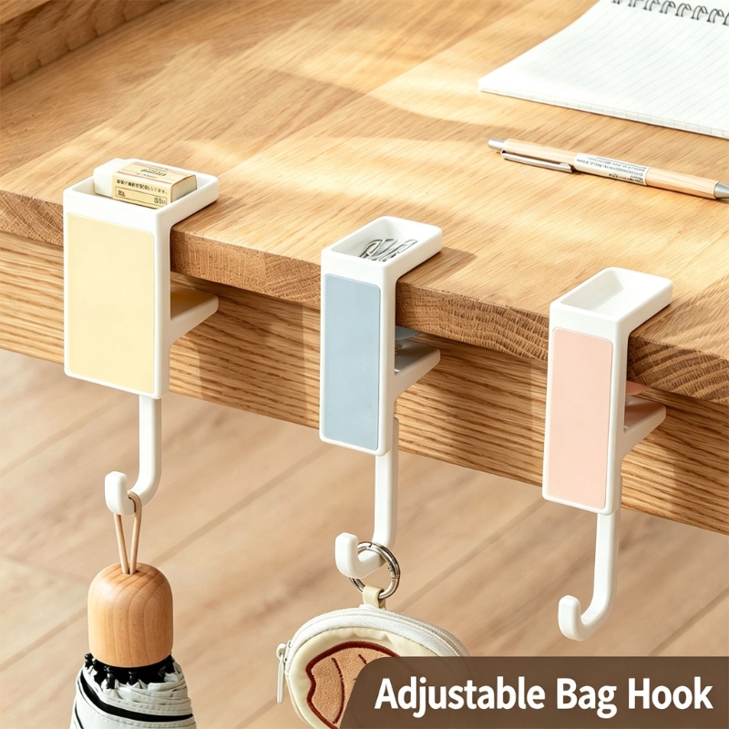 Desk Setup Reference - X5XA Onder bureautashanger, verstelbare bureautashaak voor