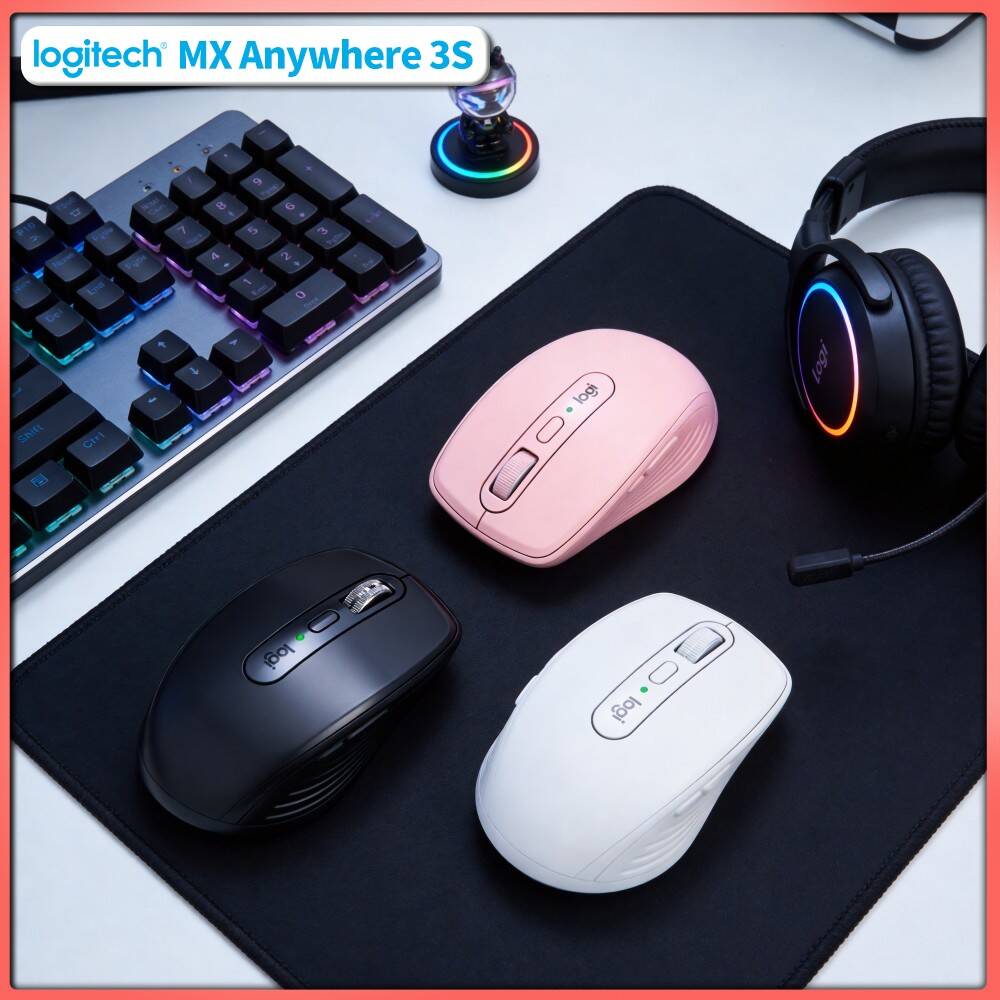 Desk Setup For Work - Premium MX Anywhere 3S Muis -