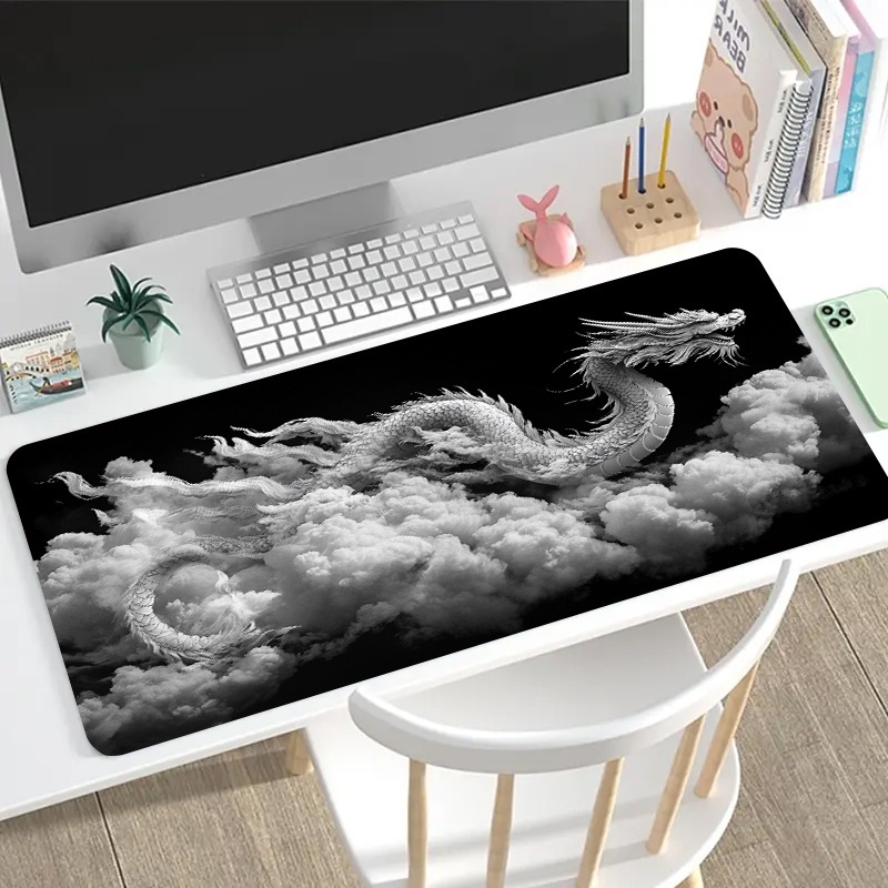 Zwart-witte Dragon Gaming Muis - Desk Setup Black And White recensie en prijs