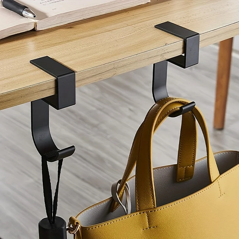 Aluminium bureauhaakorganizer  - Desk Setup Black And White recensie en prijs