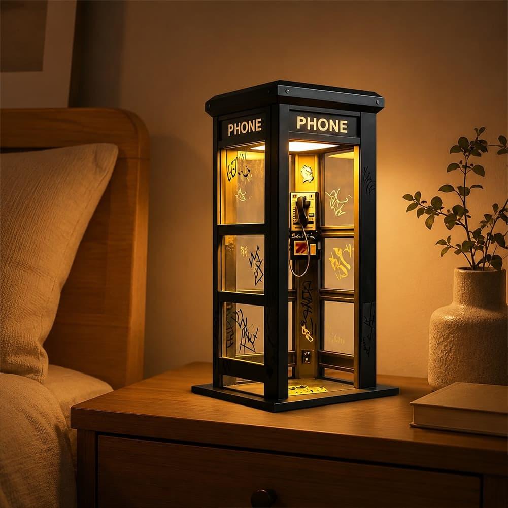 Retro Graffiti Telefooncel Taf - Desk Setup Lamp recensie en prijs