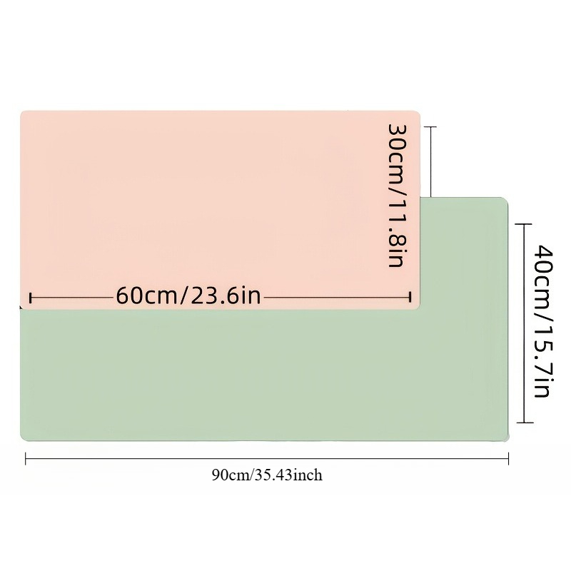 1pc grote kunstleer muismat, a - Desk Setup Rug recensie en prijs