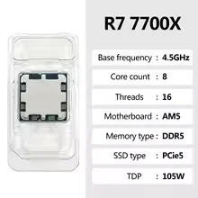 AMD Ryzen 7 7700X R7 7700X 8-c - Amd Cpu Ryzen 7 recensie en prijs