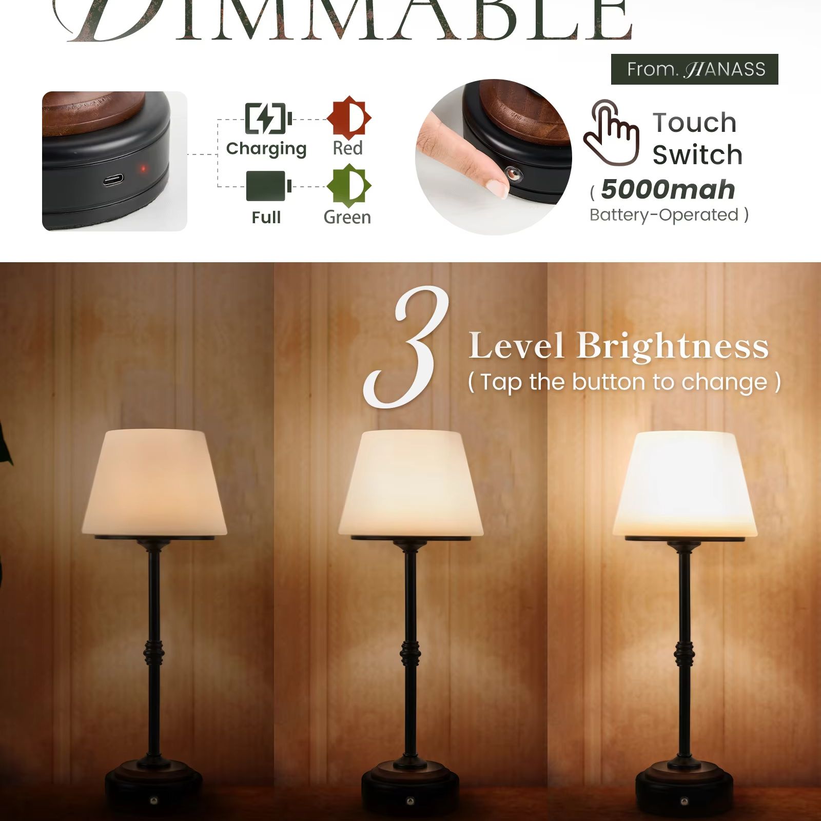 Draadloze tafellampenset met 5 - Desk Setup Lamp recensie en prijs