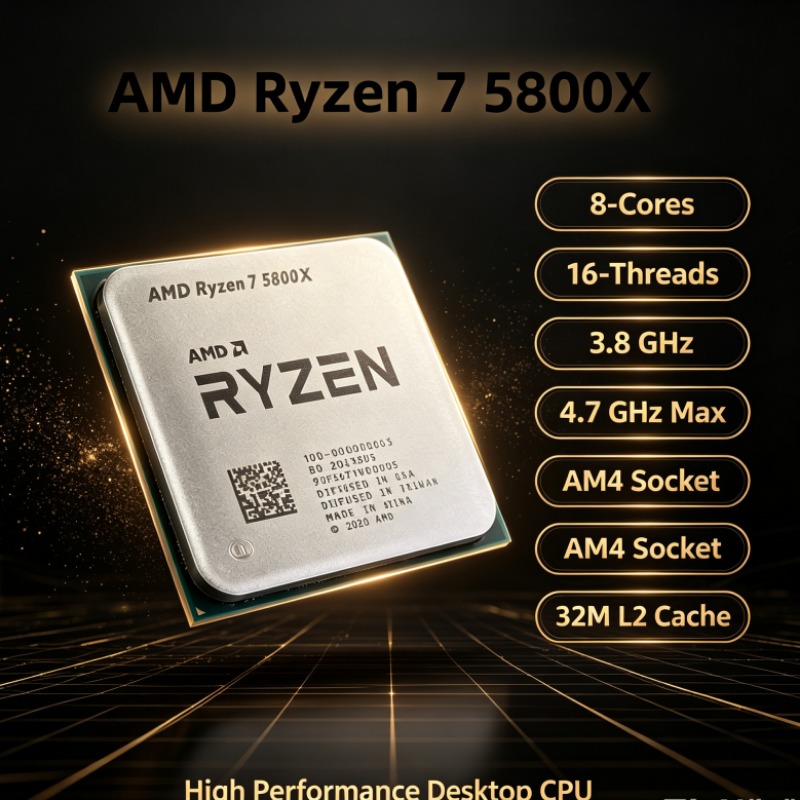 AMD Ryzen 7 5800X R7 5800X Des - Amd Cpu Ryzen 7 recensie en prijs