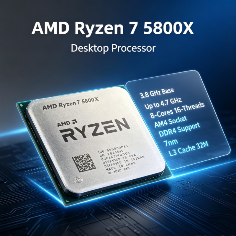 AMD Ryzen 7 5800X R7 5800X Des - Amd Cpu Ryzen 7 recensie en prijs