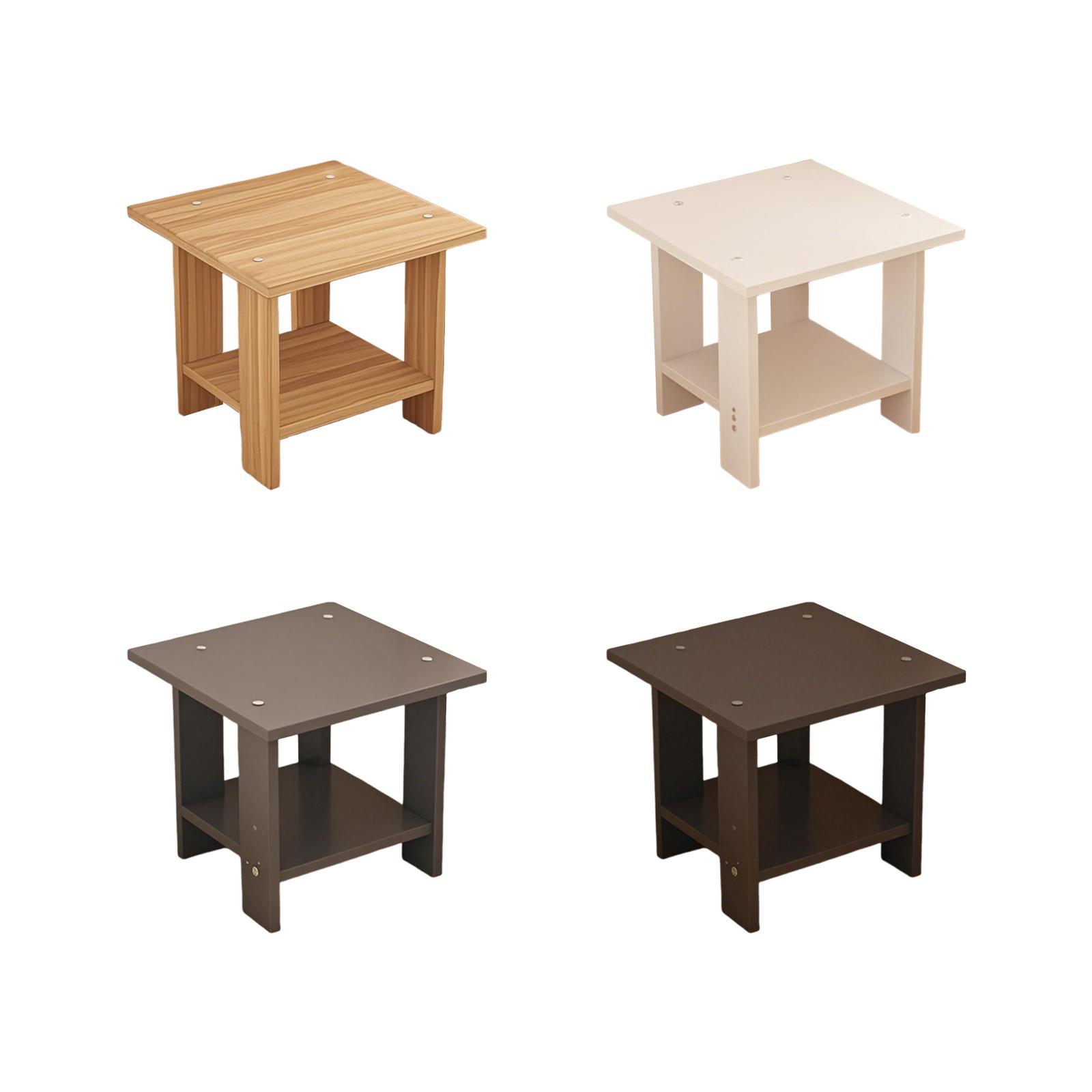 Houten Dubbellaags Bijzettafel - Desk Setup Ideas recensie en prijs