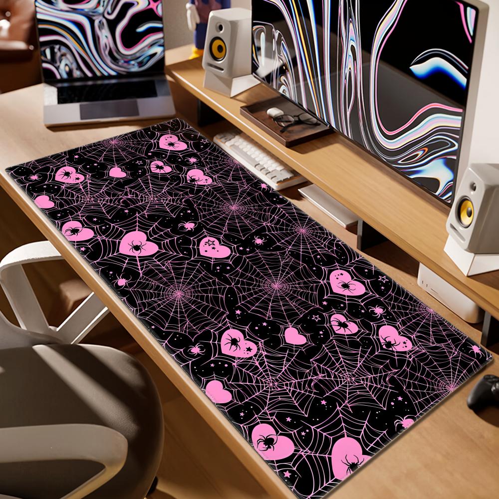 90x40 Wit of Roze Spinnenweb H - Desk Setup Ideas recensie en prijs