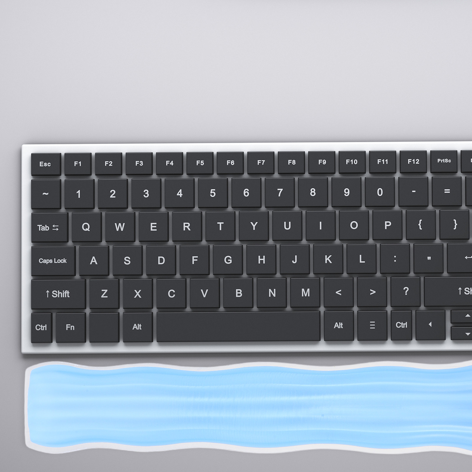 Transparante siliconen toetsen - Desk Setup Ergonomics recensie en prijs