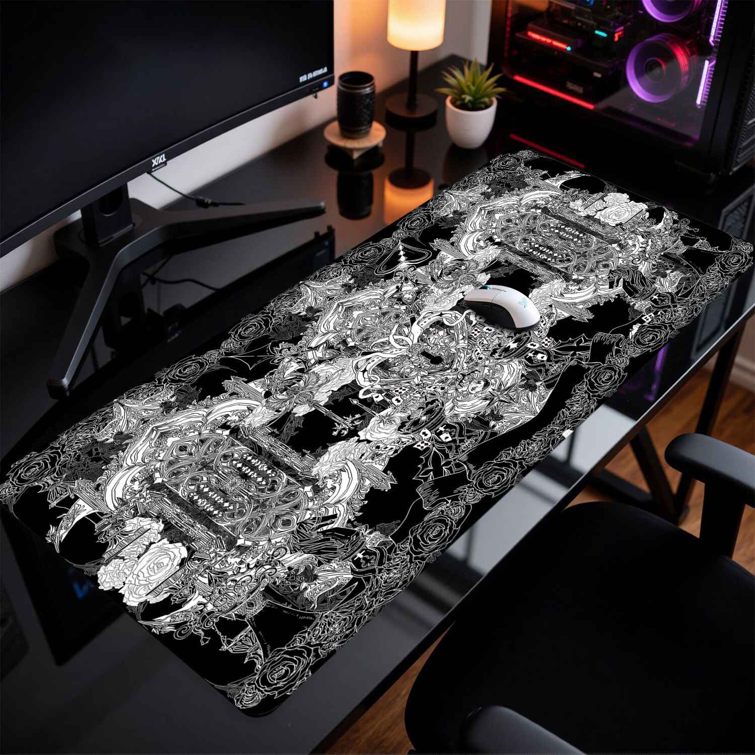 Divine Realm Gotische Gebouw M - Desk Setup Rug recensie en prijs