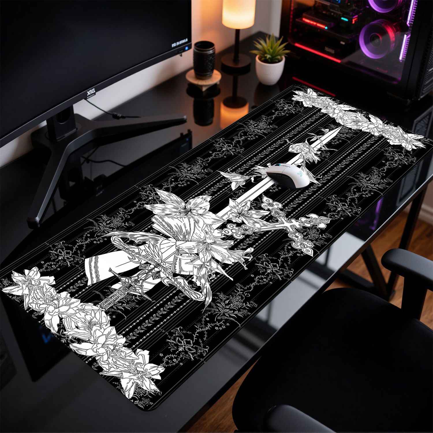 Divine Realm Gotische Gebouw M - Desk Setup Rug recensie en prijs