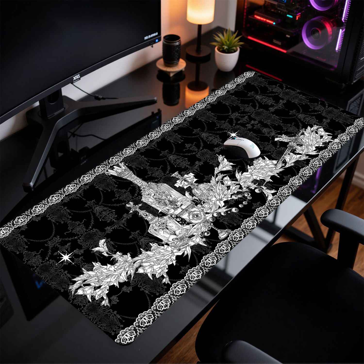 Divine Realm Gotische Gebouw M - Desk Setup Rug recensie en prijs