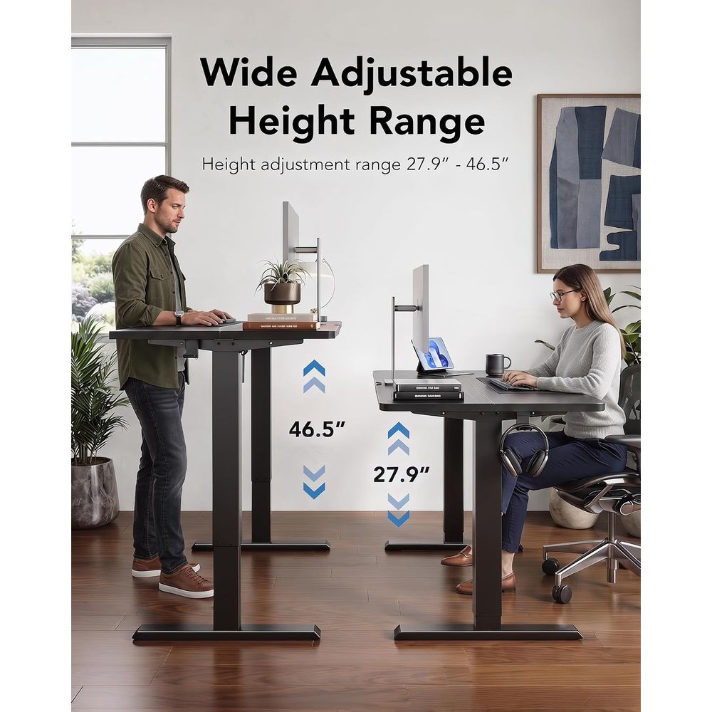Elektrisch verstelbaar bureau, - Desk Setup Or Set Up recensie en prijs