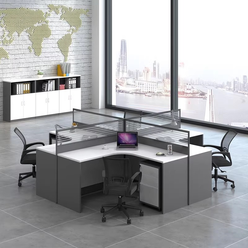 Witte bureauhoekopstelling voo - Desk Setup Or Set Up recensie en prijs