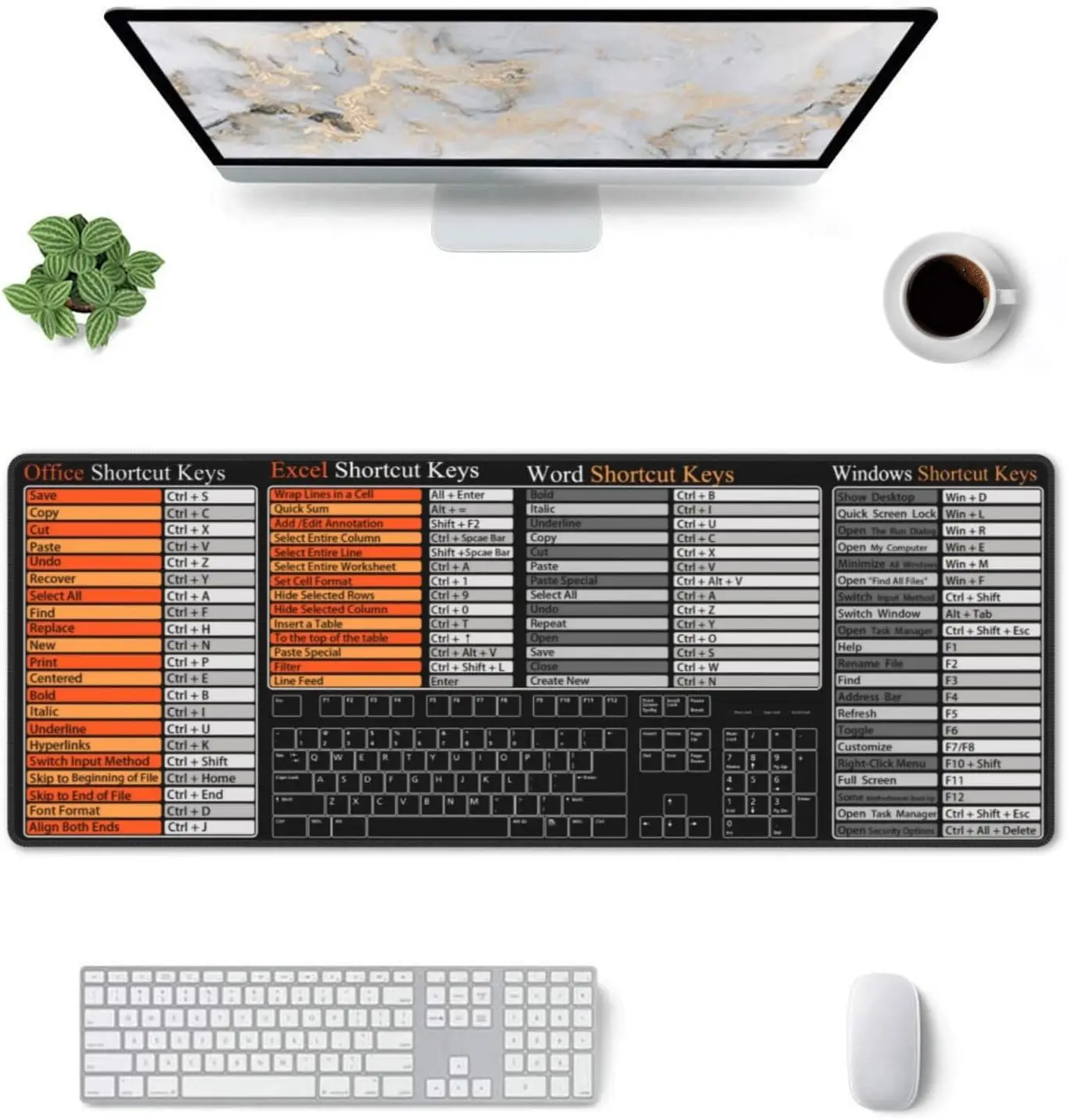 Stijlvolle bureaublad-muismat  - Desk Setup Reference recensie en prijs