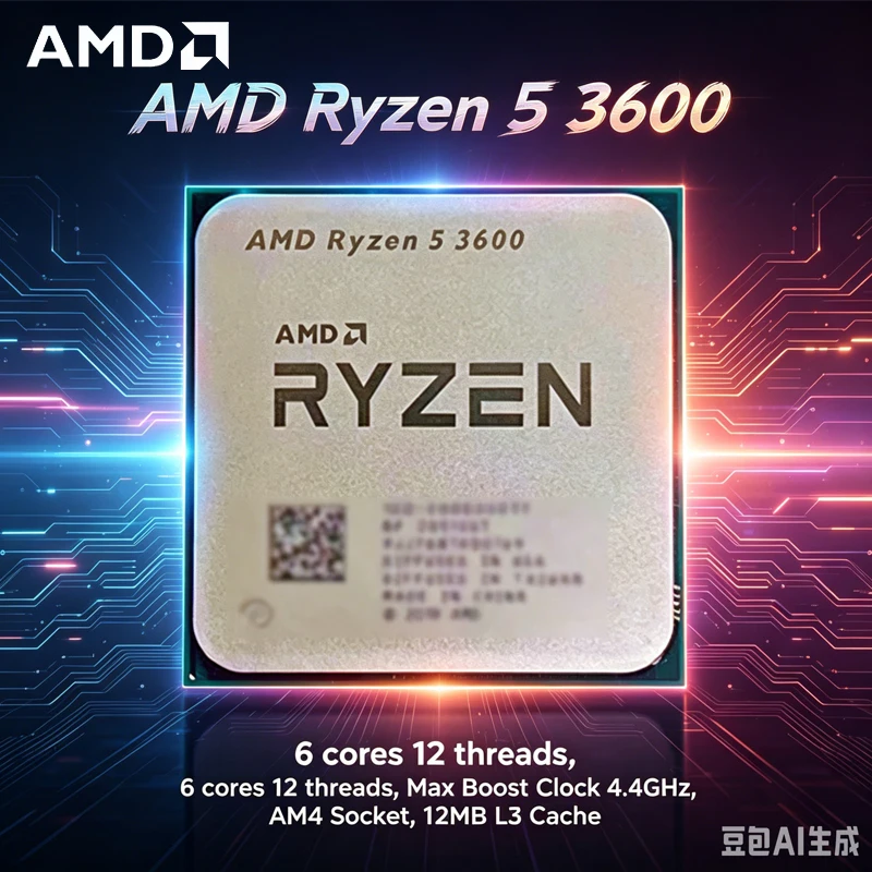 AMD Ryzen 5 3600 Gaming CPU, 6 - Amd Cpu Ryzen 5 recensie en prijs