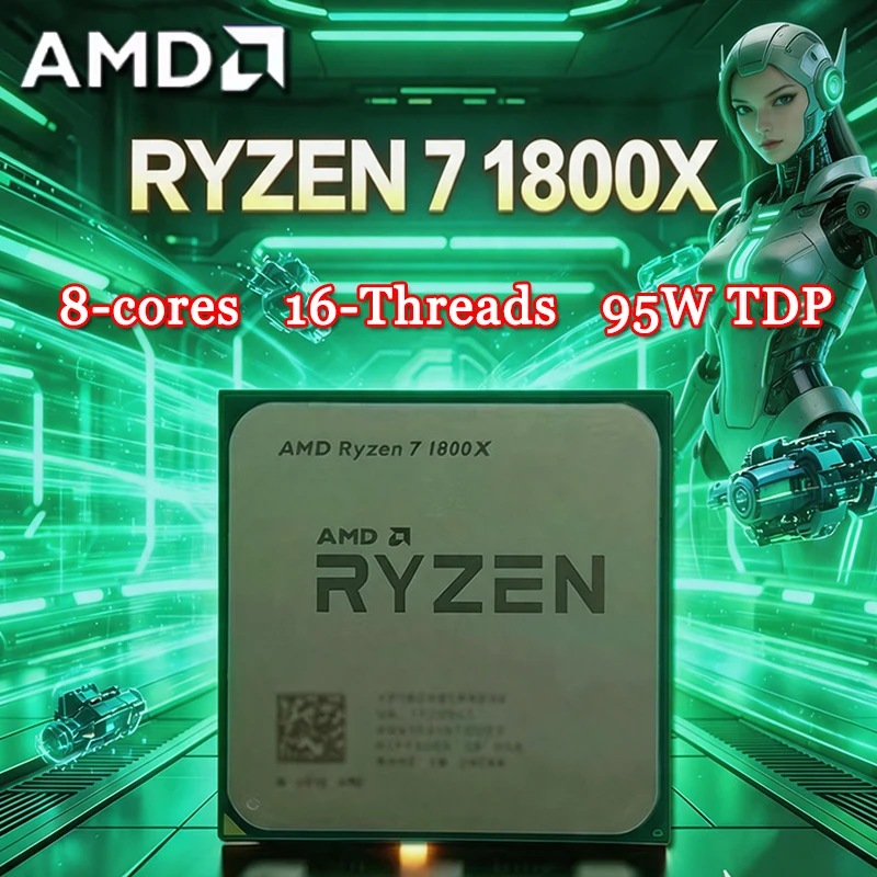 AMD Ryzen 7 1800X CPU R7 1800X - Amd Cpu Ryzen 7 recensie en prijs