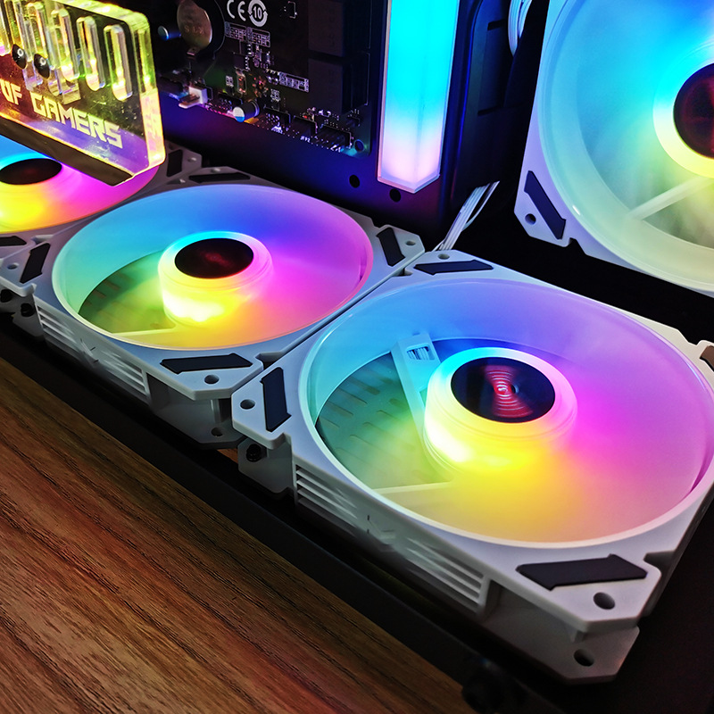 ARGB 120mm Case Fan 5V 3PIN Mo - Desk Setup Lamp recensie en prijs