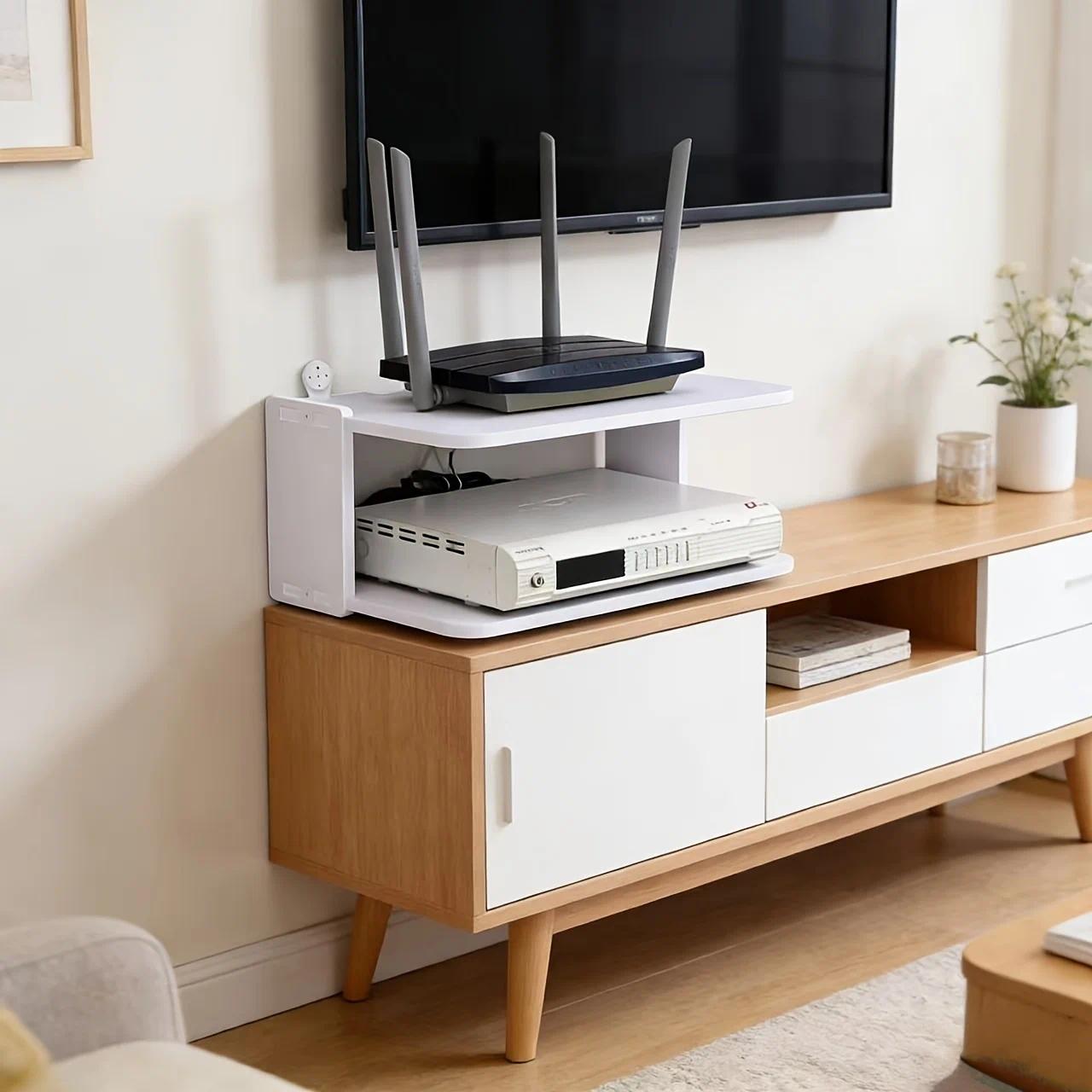 Wandgemonteerde router- en kab - Desk Setup With Tv recensie en prijs