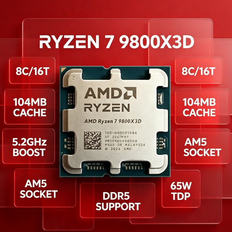 AM5 Gaming Desktop CPU AMD Ryz - Amd Cpu Ryzen 7 recensie en prijs