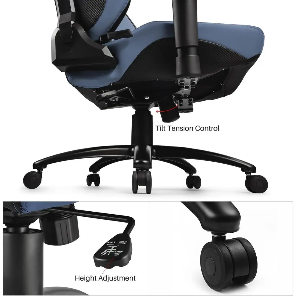 PVC verstelbare sportracestoel - Desk Setup Or Set Up recensie en prijs