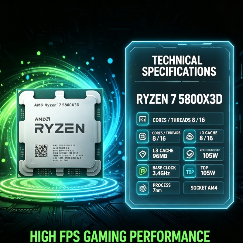 96MB Grote Cache AMD Ryzen 7 5 - Amd Cpu Ryzen 7 recensie en prijs