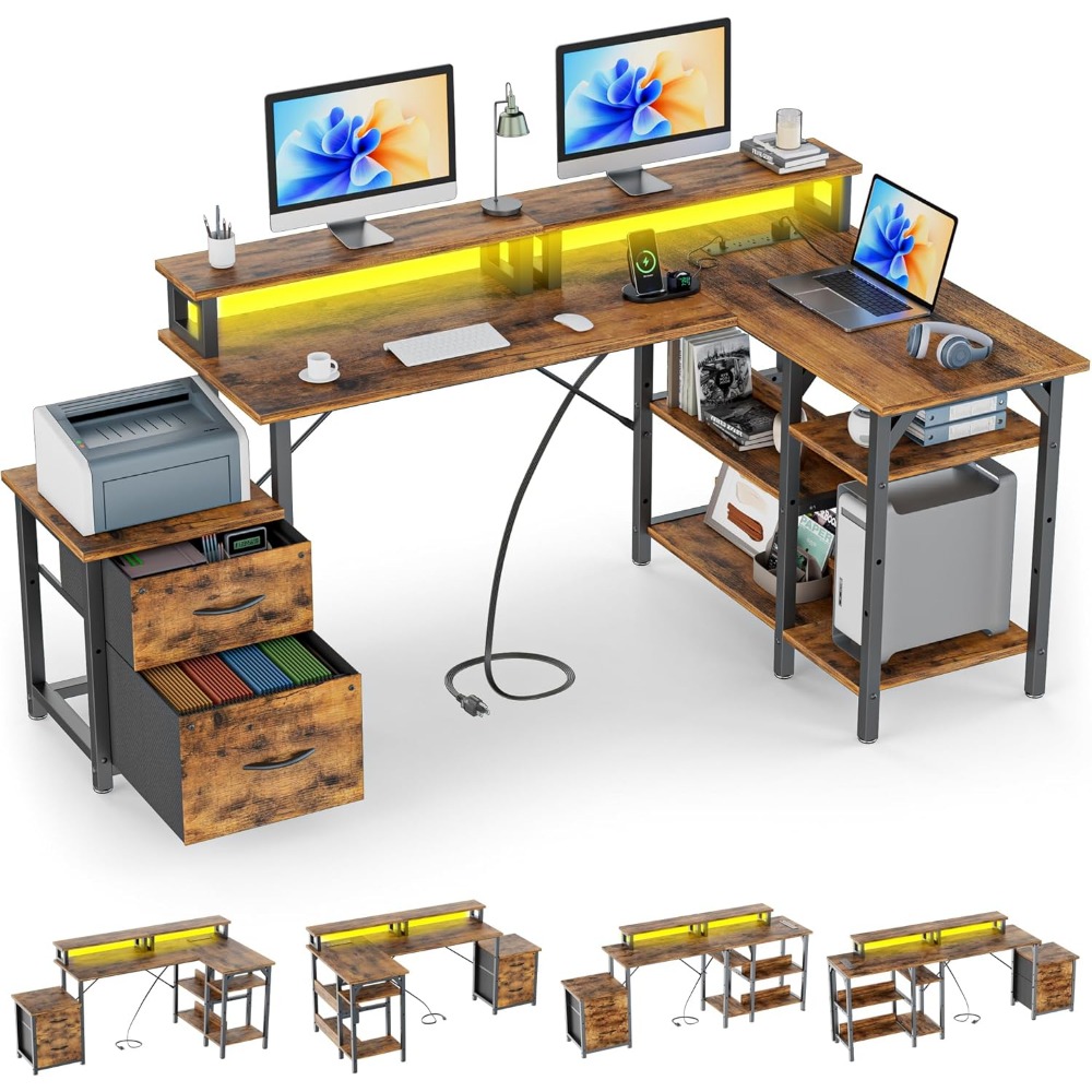 Bureau met laden & stopcontact - Desk Setup Or Set Up recensie en prijs